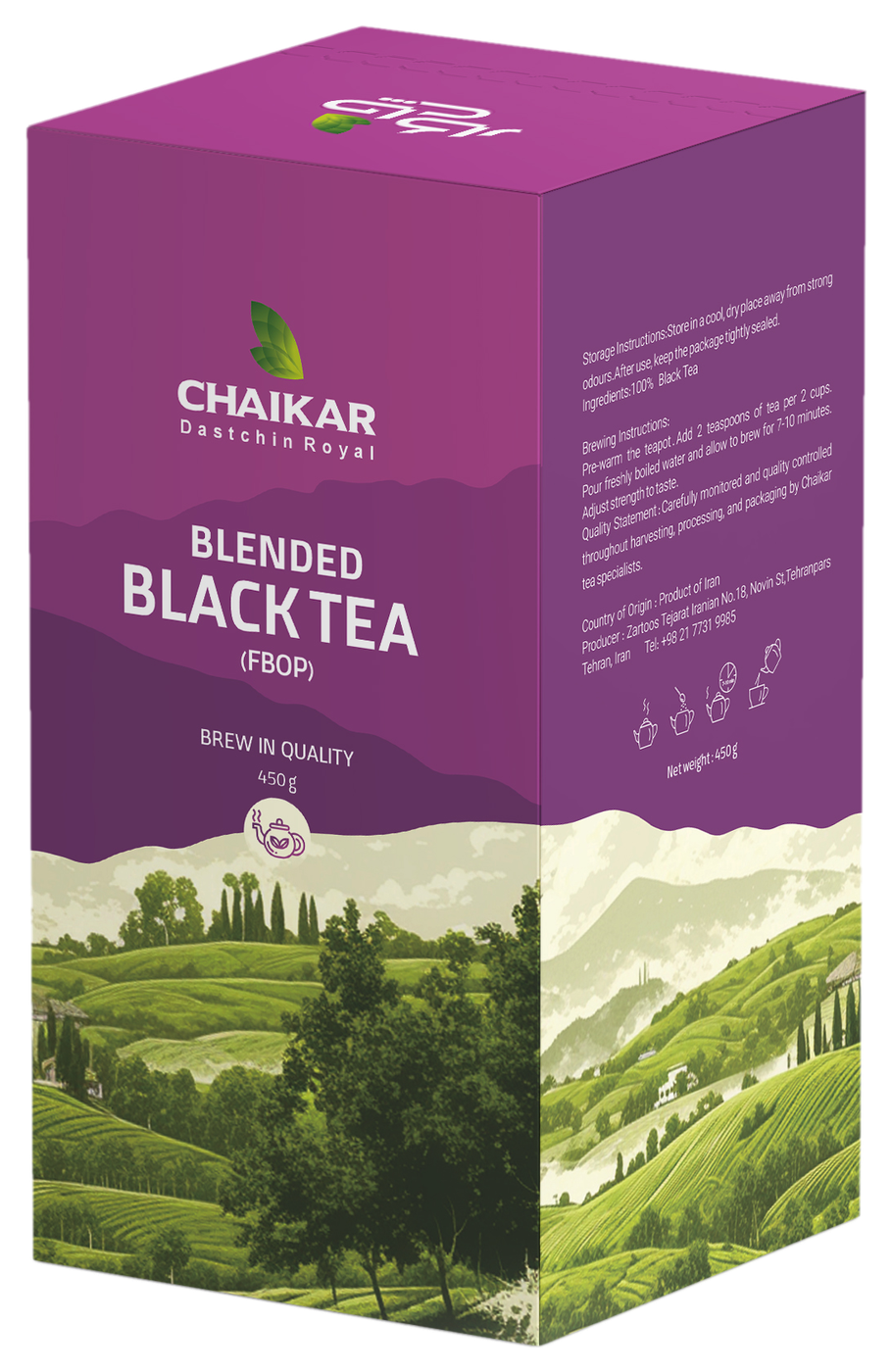 CHAIKAR Blended Black Tea FBOP package