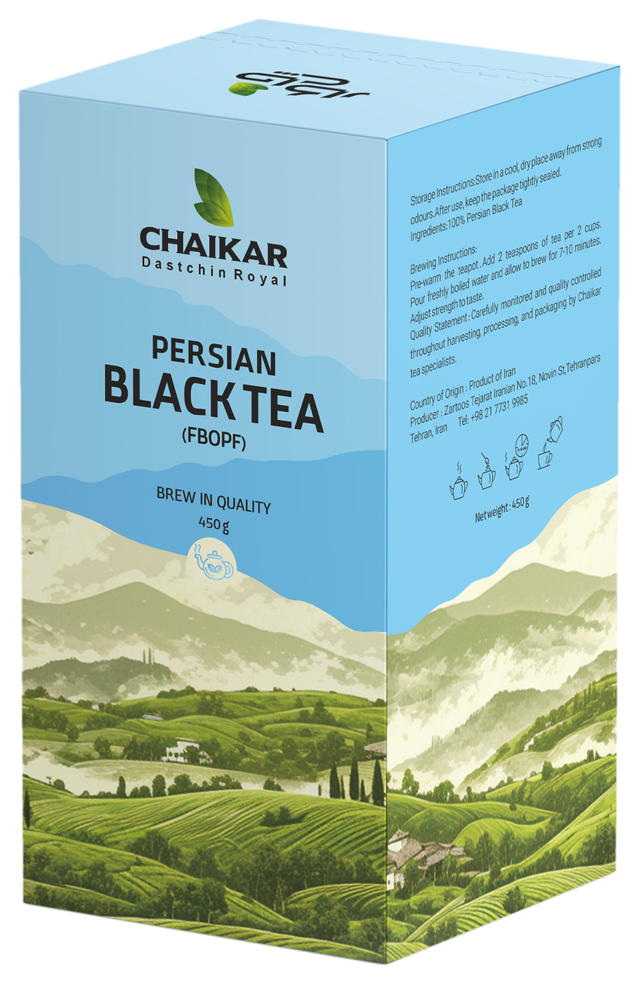 CHAIKAR Persian Black Tea FBOPF package